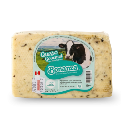 Queso Gourmet con Orégano y Huacatay
